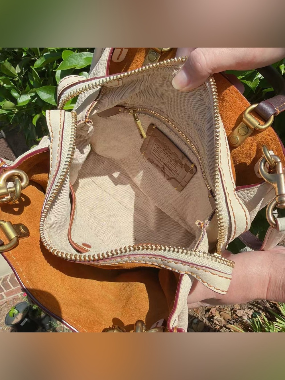 Coach Rogue Bag 25 With Tea Rose 58840 - Picture 12 of 13